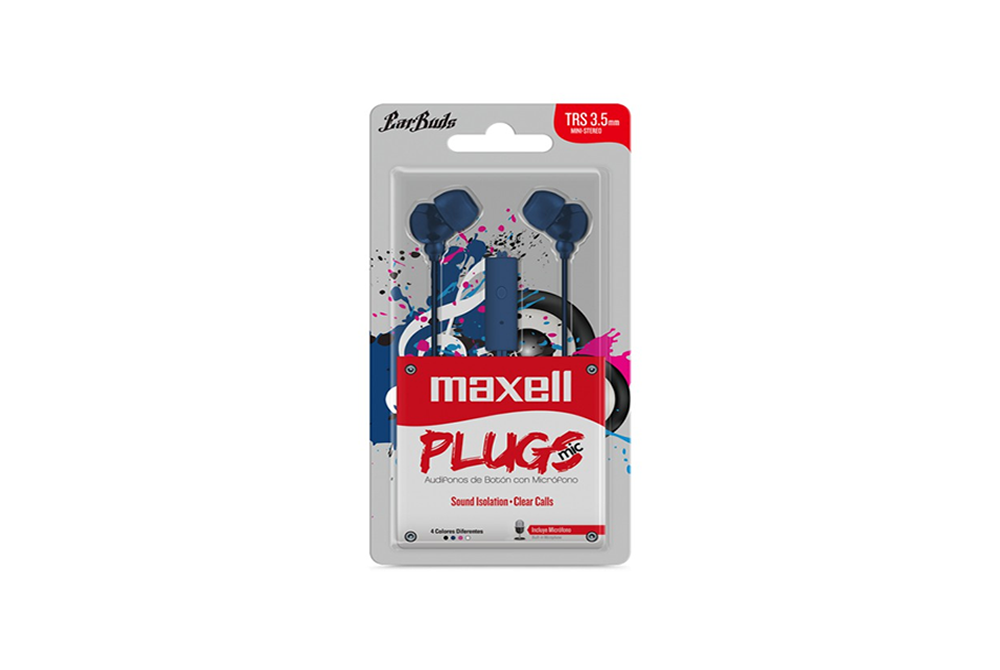 AUDIFONOS MAXELL PLUGS - IN-225