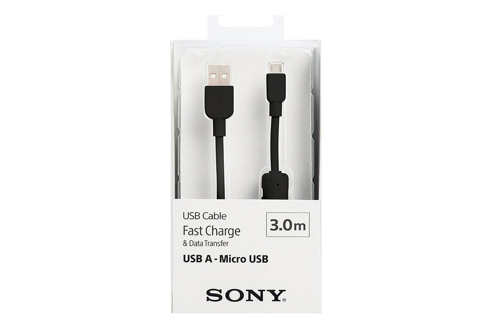 Cable USB Sony 3.0M  USB A - Micro USB