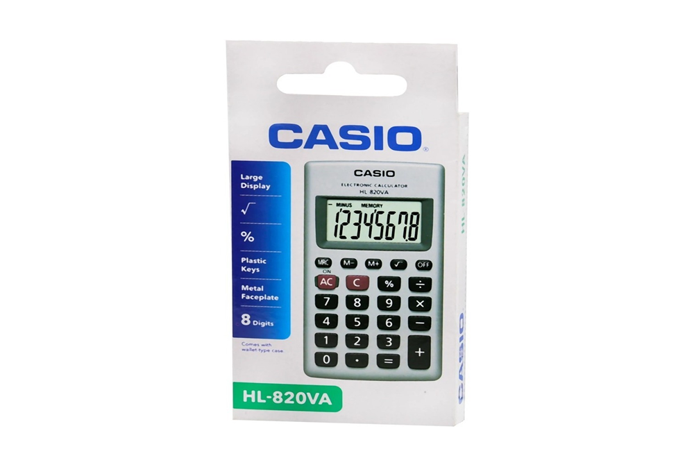 Calculadora Casio 8 Dig de Bolsillo HI-820VA