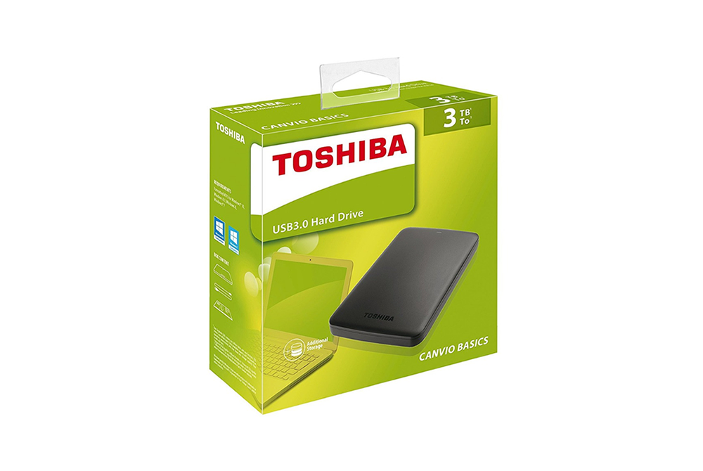 Disco Duro Portatil  Toshiba Canvio Basic 3 TB USB 3.0