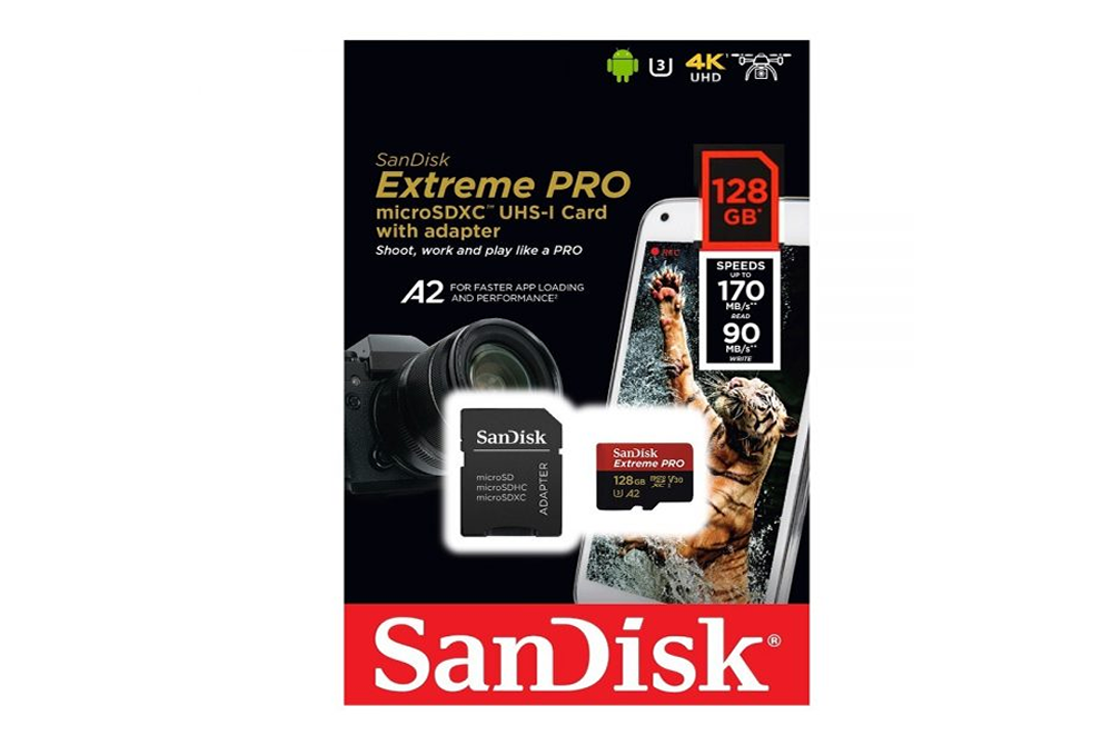 Memoria Micro SD Sandisk Extreme Pro A2 128GB