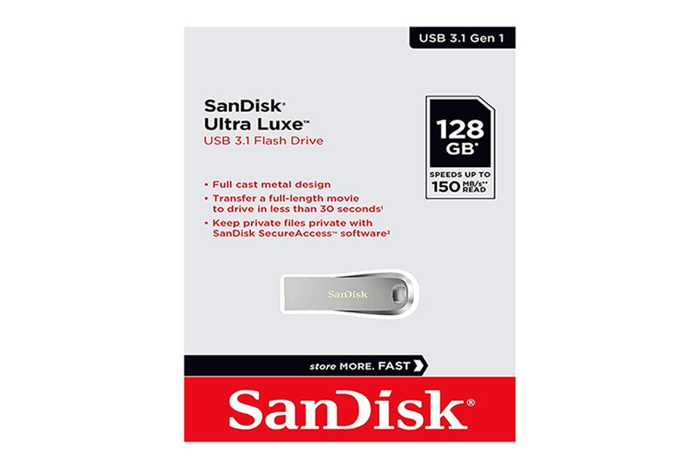 SANDISK MEMORIA USB ULTRA LUXE 128GB 3.1 150MB-S