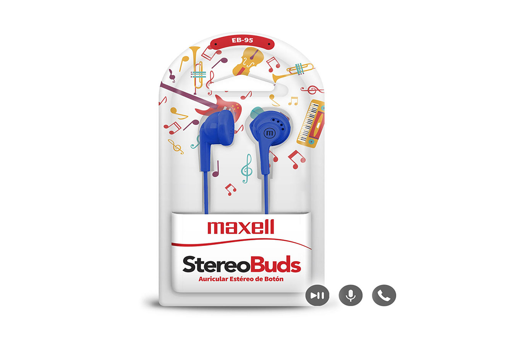 Audifonos Maxell Stereo Buds EB-95