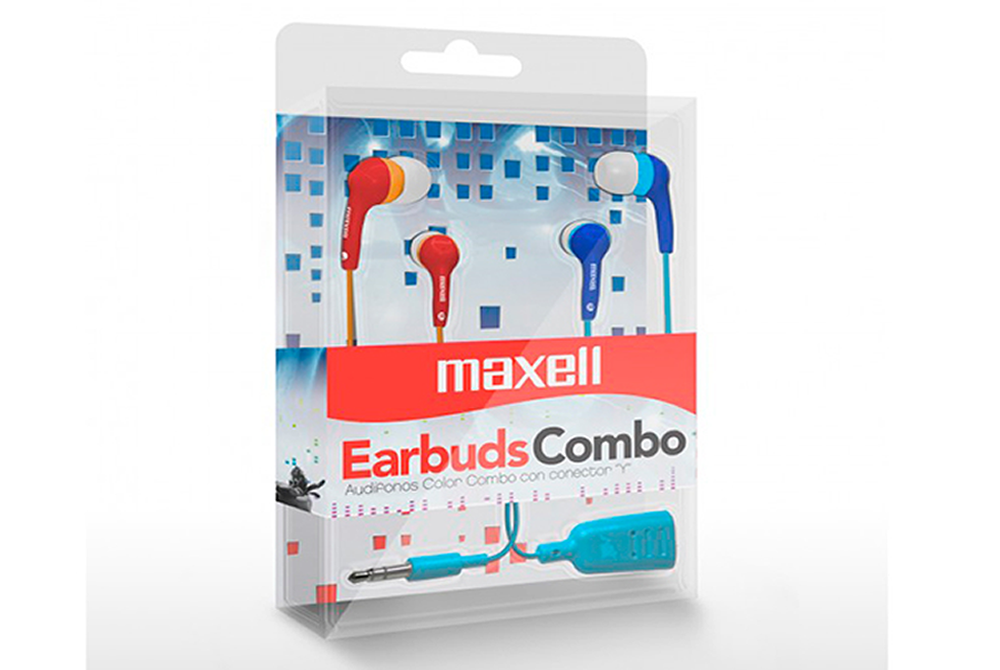 Audifono Maxell Earbuds Combo CEC-5 Combo 5
