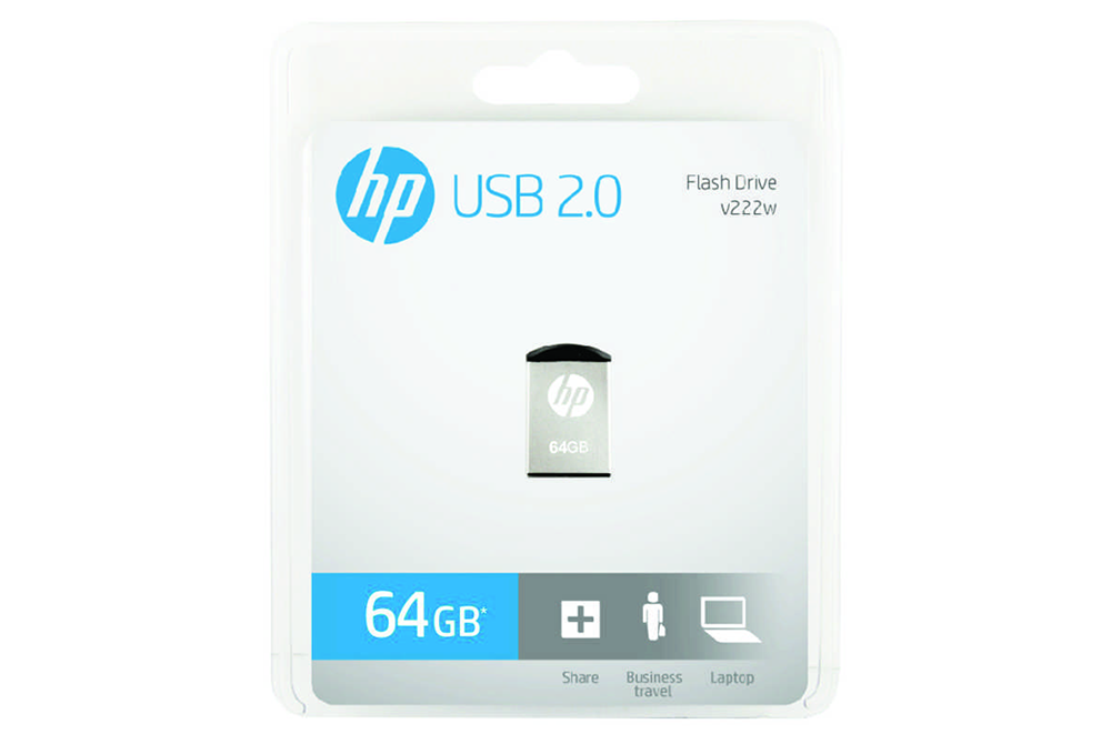 MEMORIA USB 64GB HP FLASH DRIVE V222W METAL