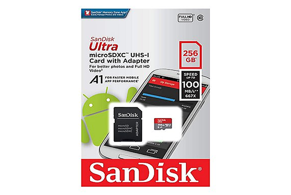 Memoria Micro SD Ultra  A1 256GB Sandisk Clase 10