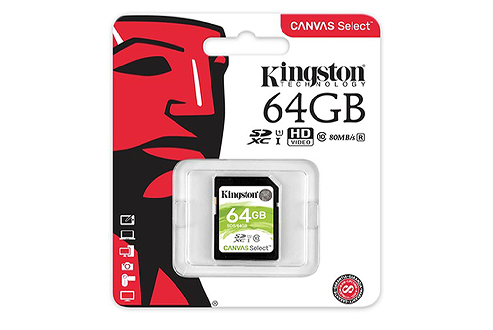 Memoria SD 64GB Kingston UHS-I  Clase 10