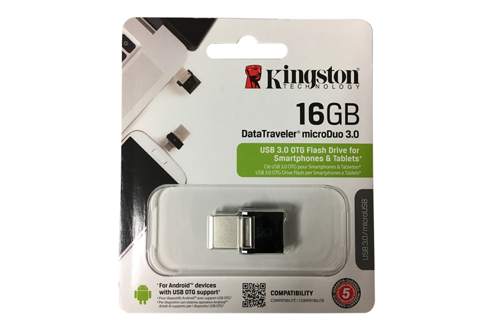 Memoria Kingston 16GB DataTraveler MicroDuo 3.0 OTG