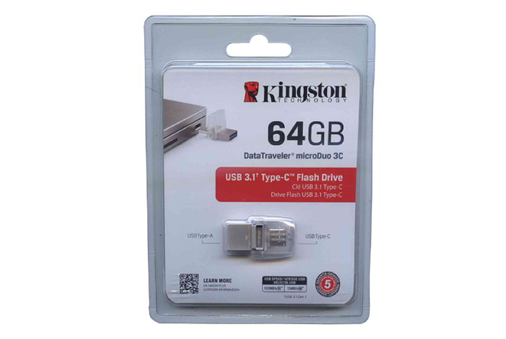 Memoria USB Kingston DTDUO3C 64GB  MicroDuo 3C USB3.1