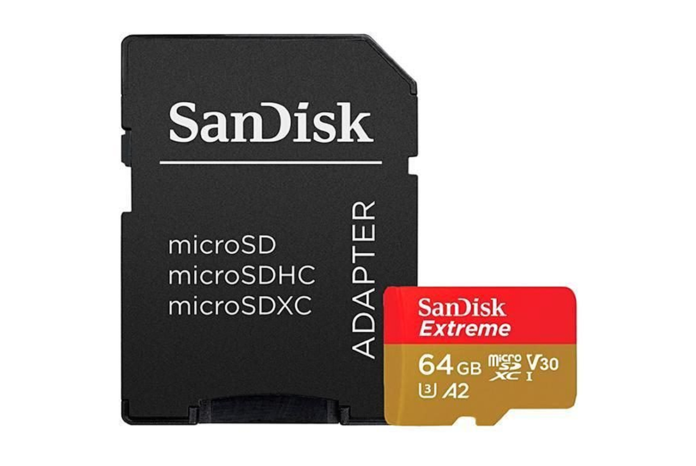 Memoria Micro SD Extreme 64GB 4K GoPro 100Mbps