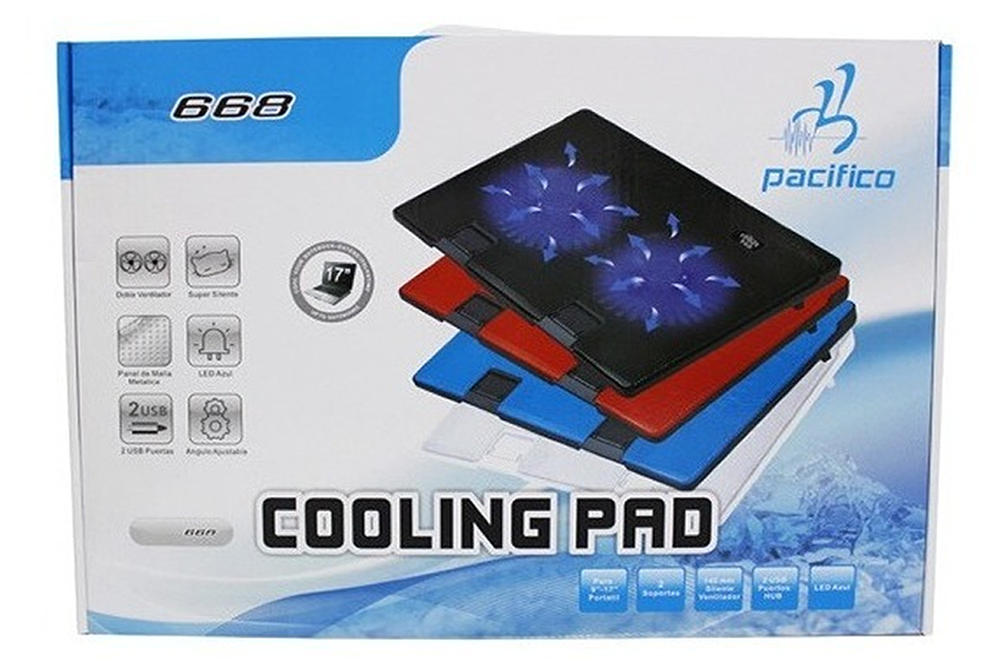 Cooler para Laptop de 17 Pulgadas Cooling Pad 668
