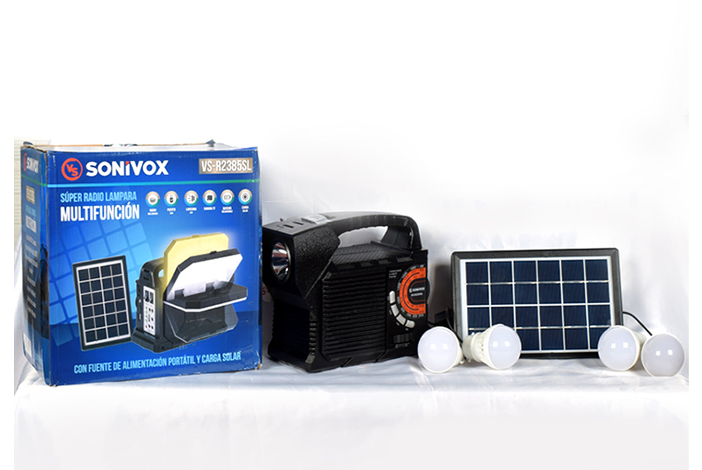 Parlante Bluetooth con Panel Solar SoniVox VS-R2385SL