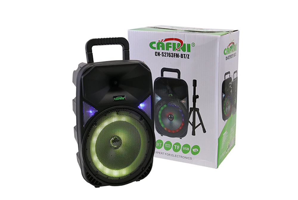 Parlante Bluetooth Cafini CN-S2763FM-BT-Z 8 Pulgadas