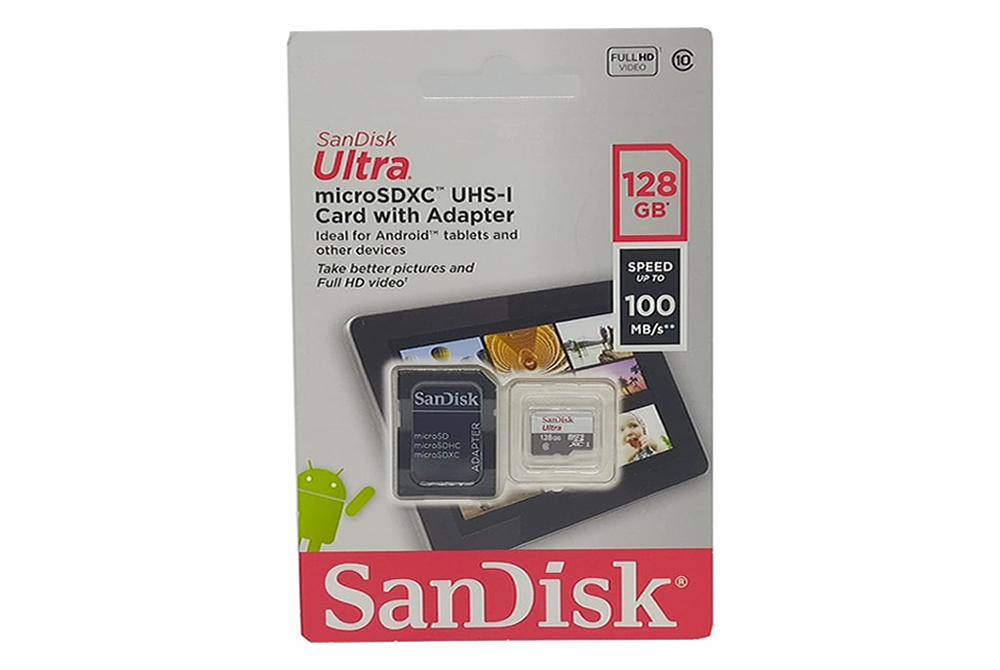 Memoria Micro SD Sandisk Ultra 128GB 100MB-S
