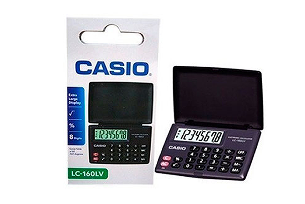 Calculadora Casio LC-160LV-BK 8 Digitos