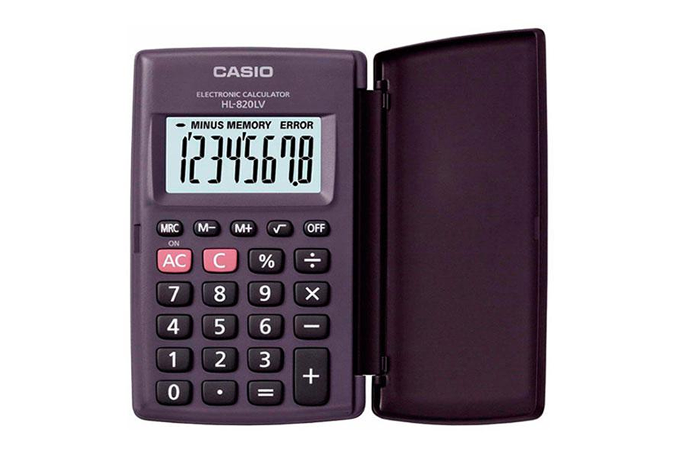 Calculadora Casio de 8 Digitos HL-820LV-BK