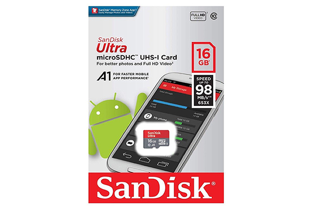 Memoria Micro SD Sandisk Ultra A1 16GB 98MB-S