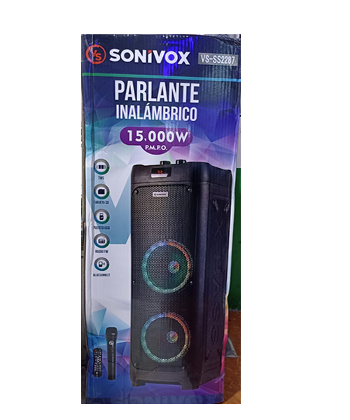PARLANTE CON ENTRADA USB SONIVOX VS-SS2287